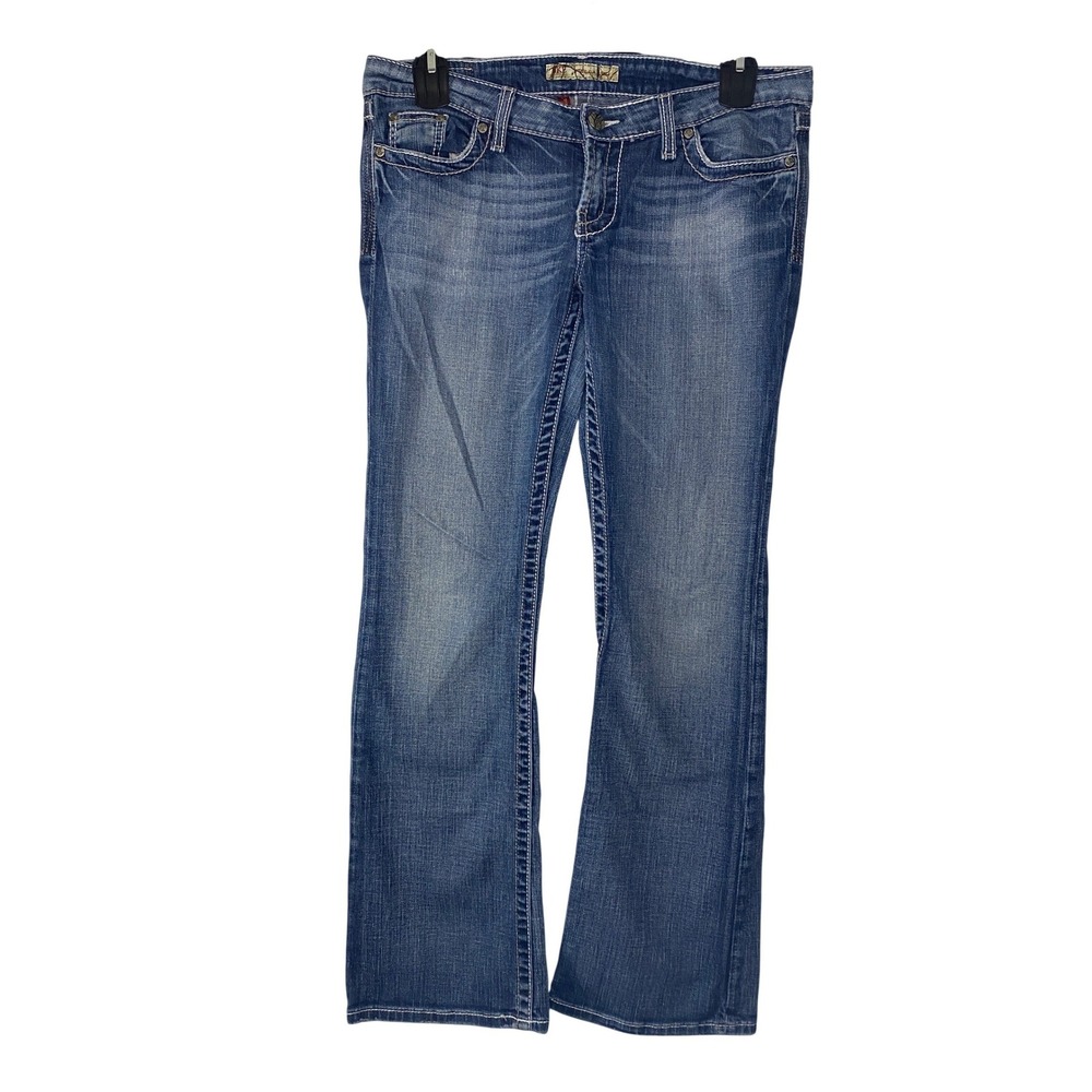BKE Stella Bootcut Blue Jeans Womens Size 30‎ Low Rise Western Country Y2K 90s